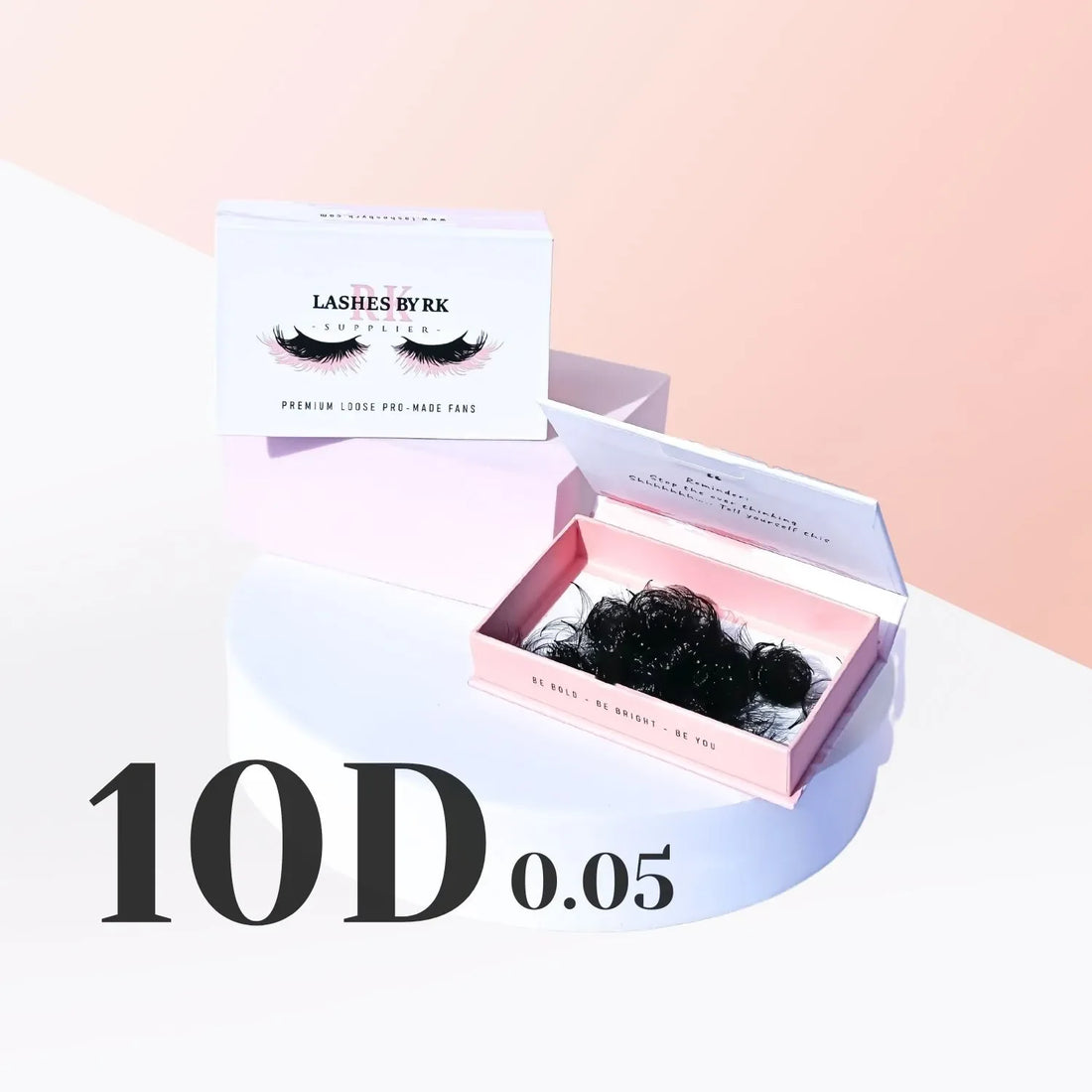 10D | 0.05 Pro-Made Loose Fans | 500 Fans per Tray