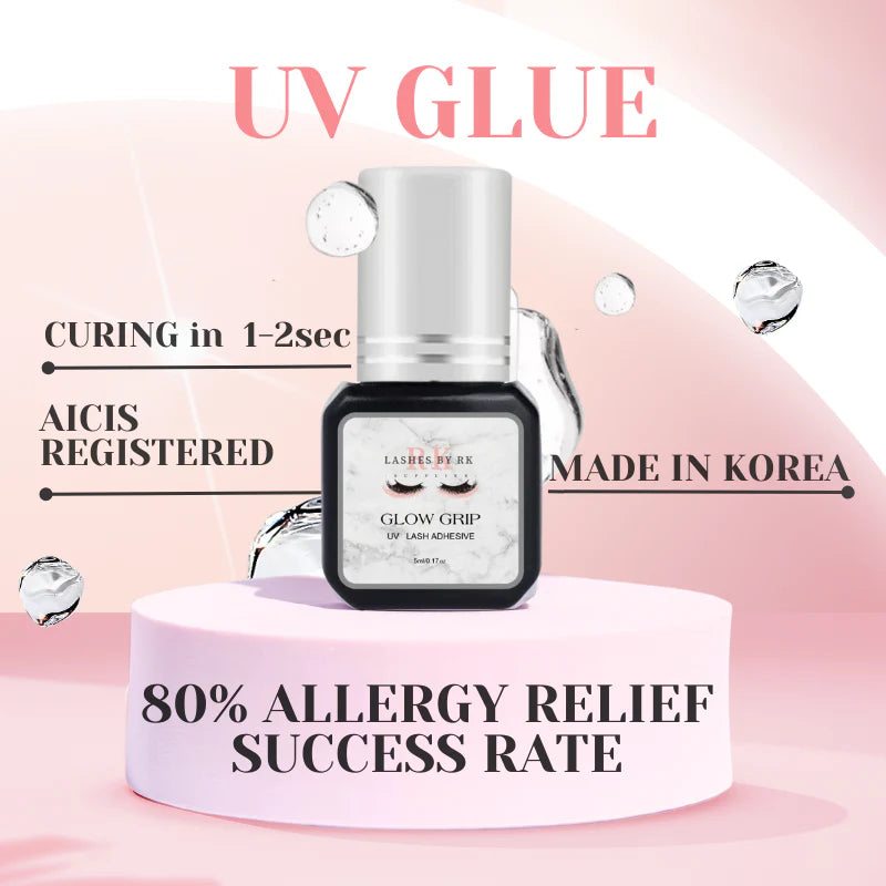 Glow Grip UV Lash Adhesive | Eyelash Extension Glue