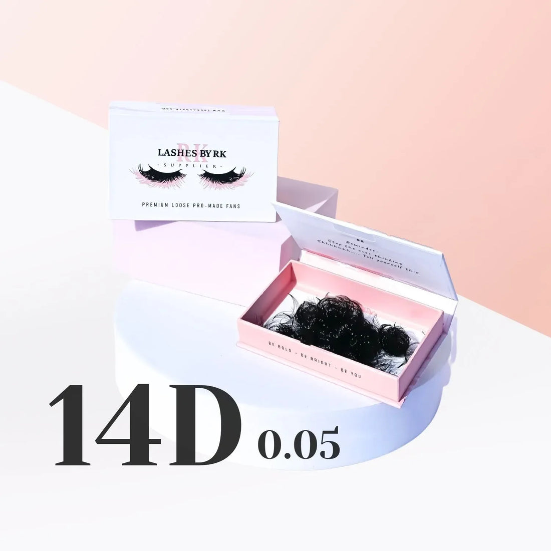 14D | 0.05 Pro-Made Loose Fans |500 Fans Per Tray